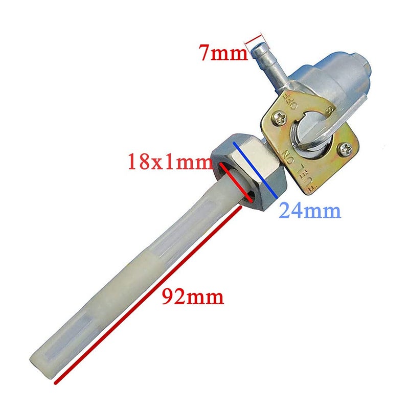 Earlyred Gas Tank Fuel Switch Valve Petcock Compatible With Honda Rebel 250 CMX250C 1985-2014 - Image 4